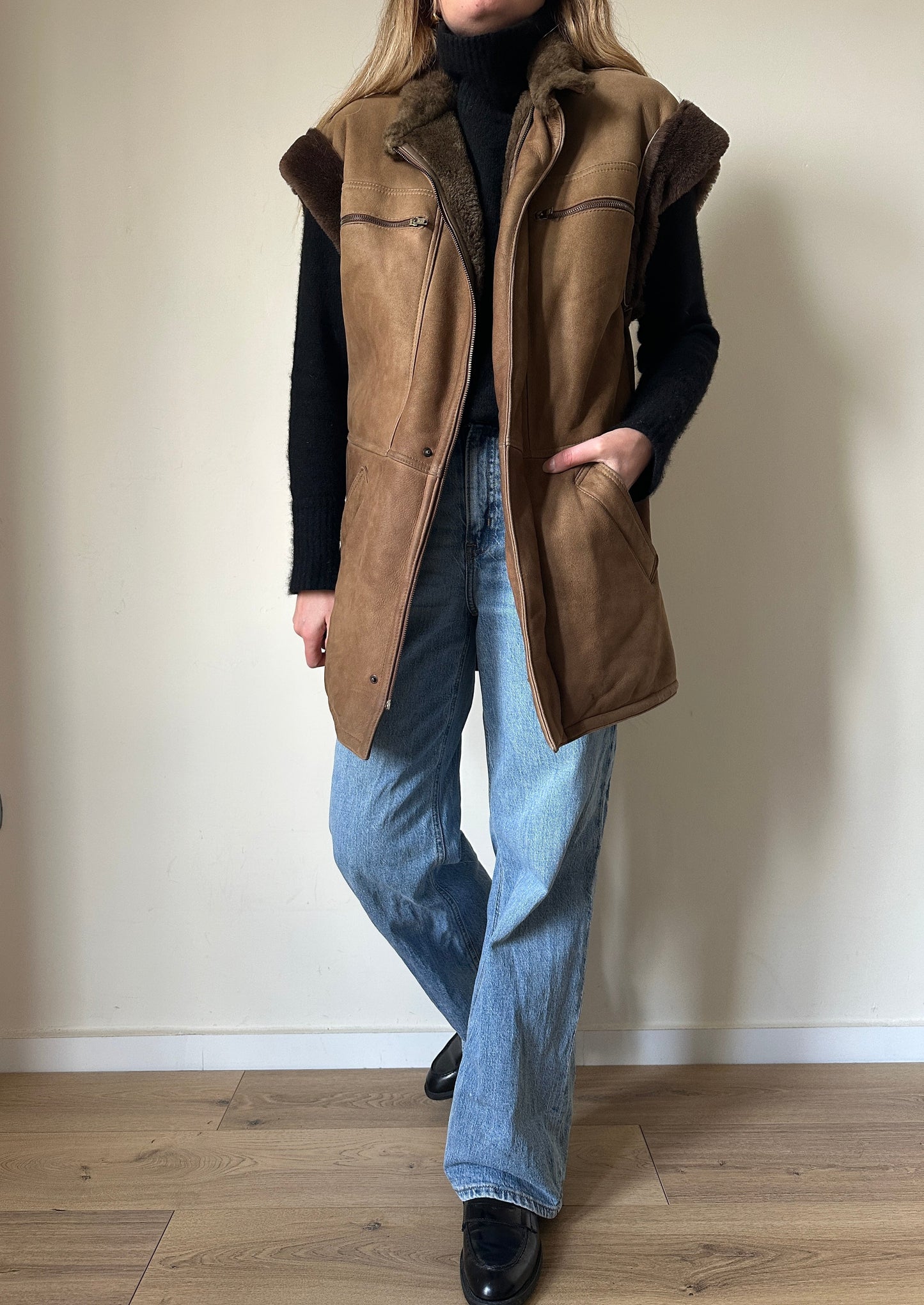 Gilet vero Shearling