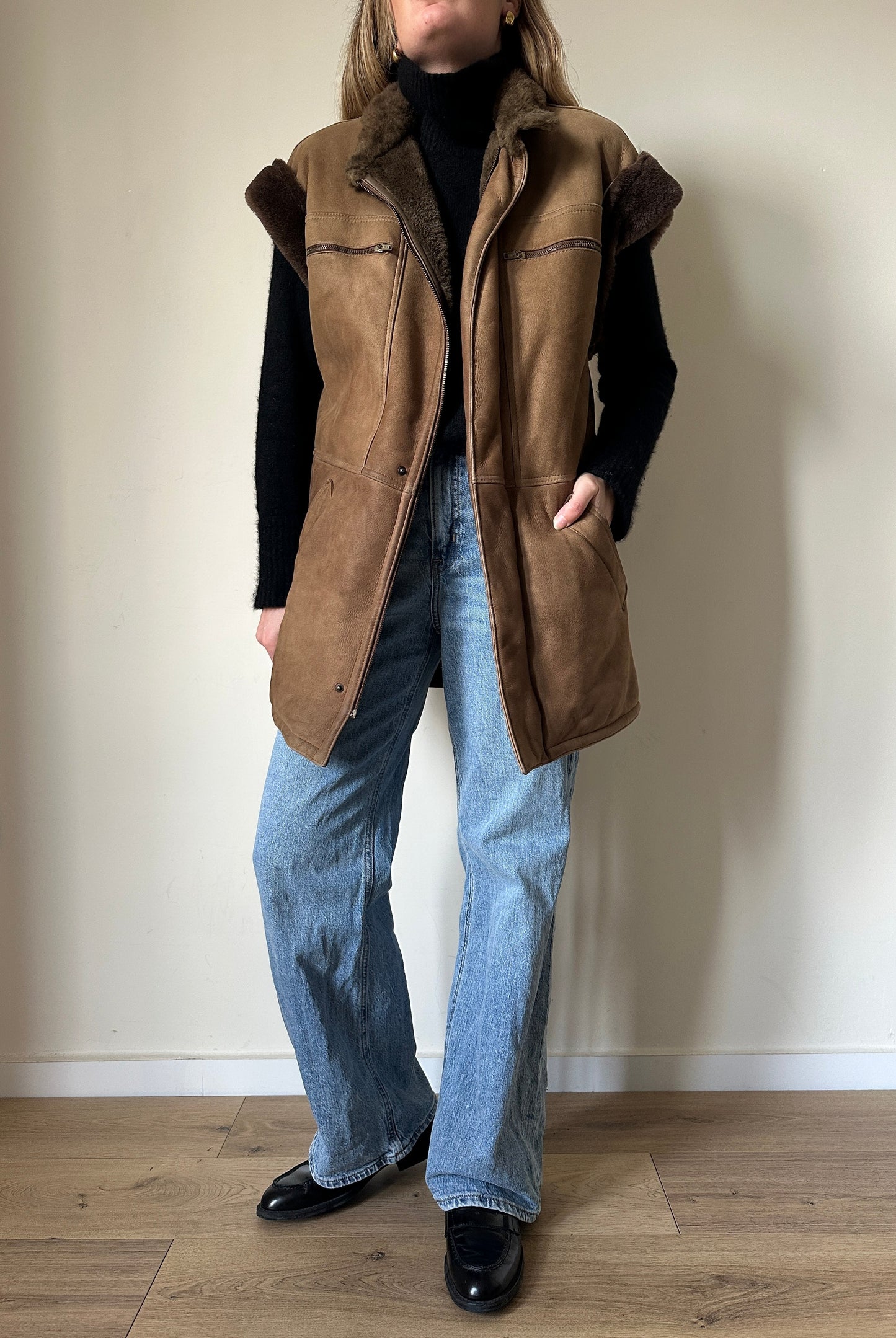 Gilet vero Shearling