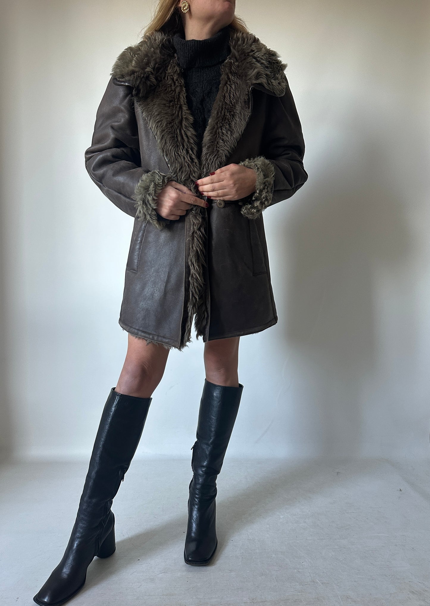 Chocolate perfect Shearling