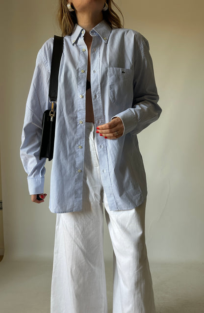 LA COSTE striped blue shirt