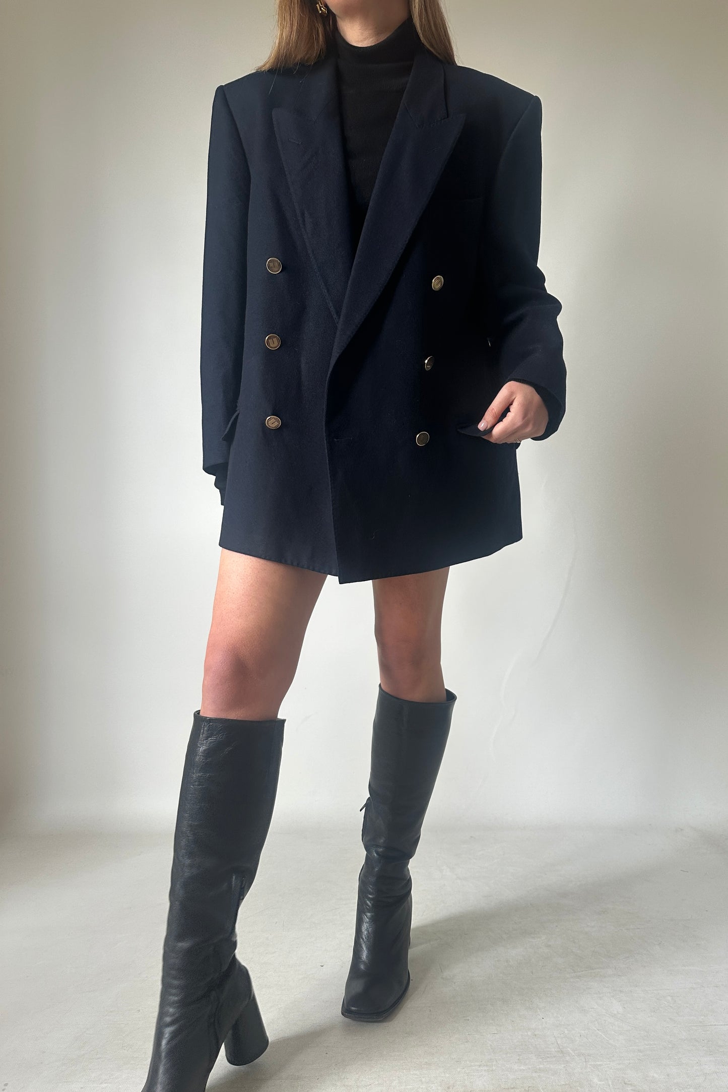 UNGARO double breast virgin wool blazer