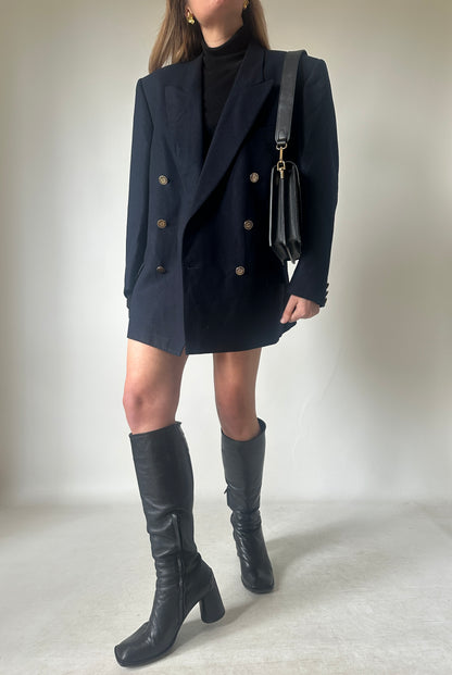 UNGARO double breast virgin wool blazer