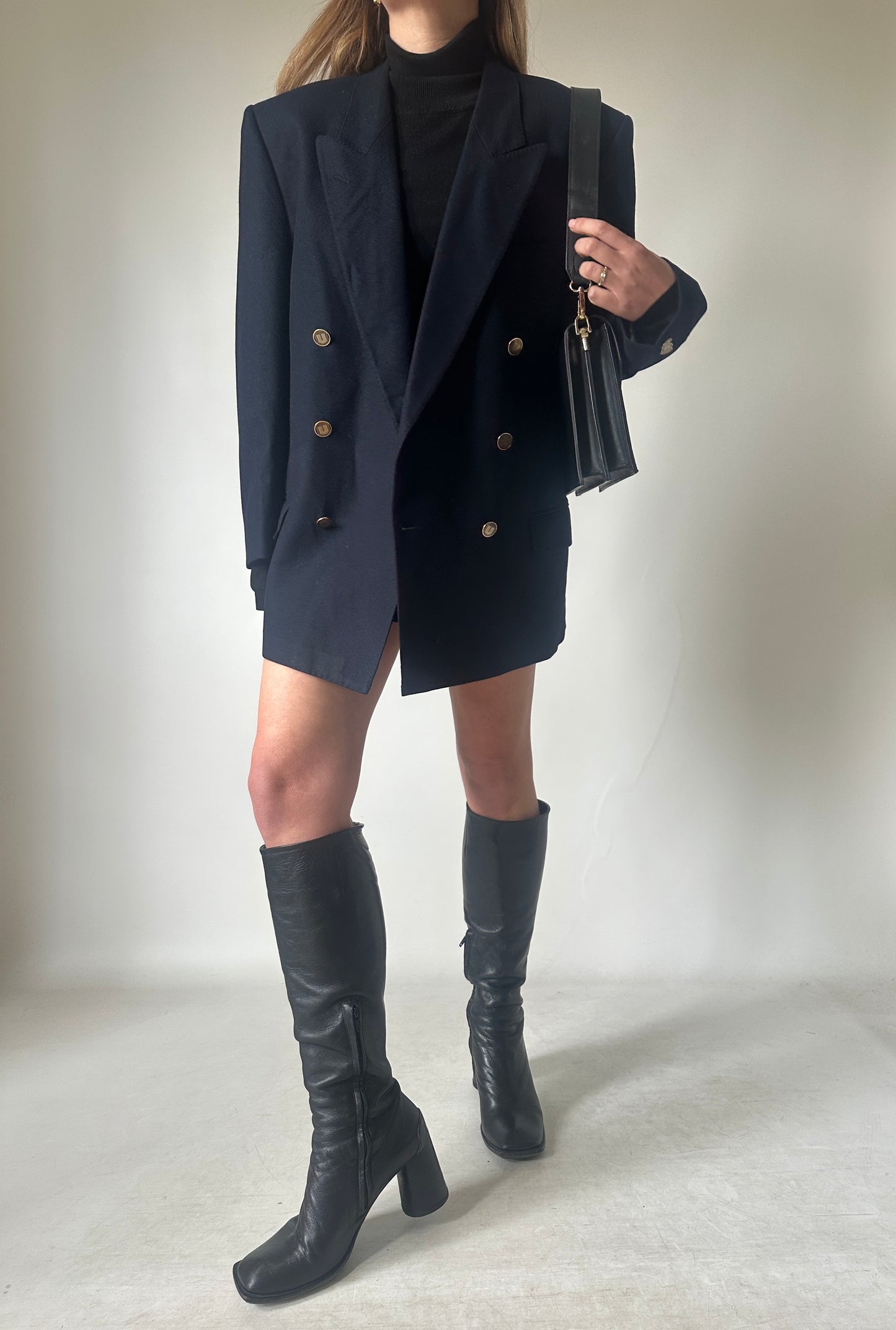 UNGARO double breast virgin wool blazer