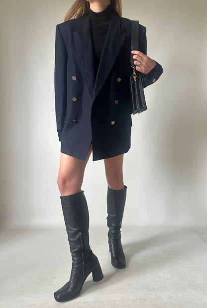 UNGARO double breast virgin wool blazer