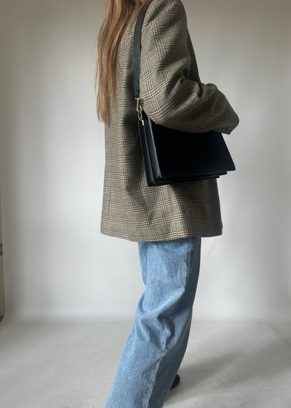 Prince of wales brown blazer