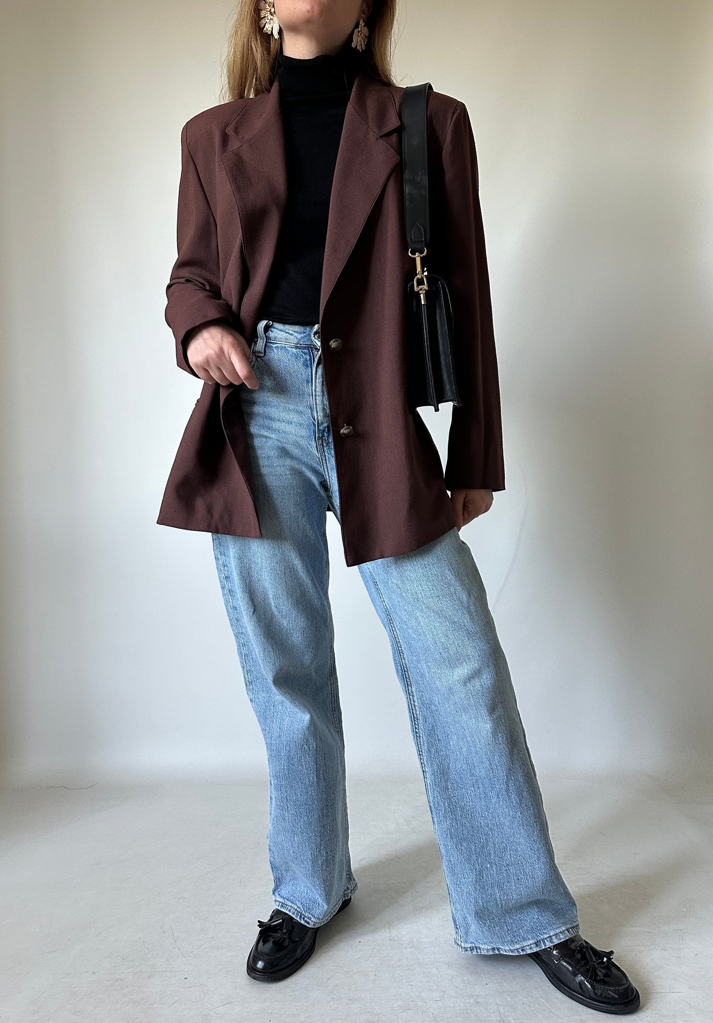 Burgundy precious blazer