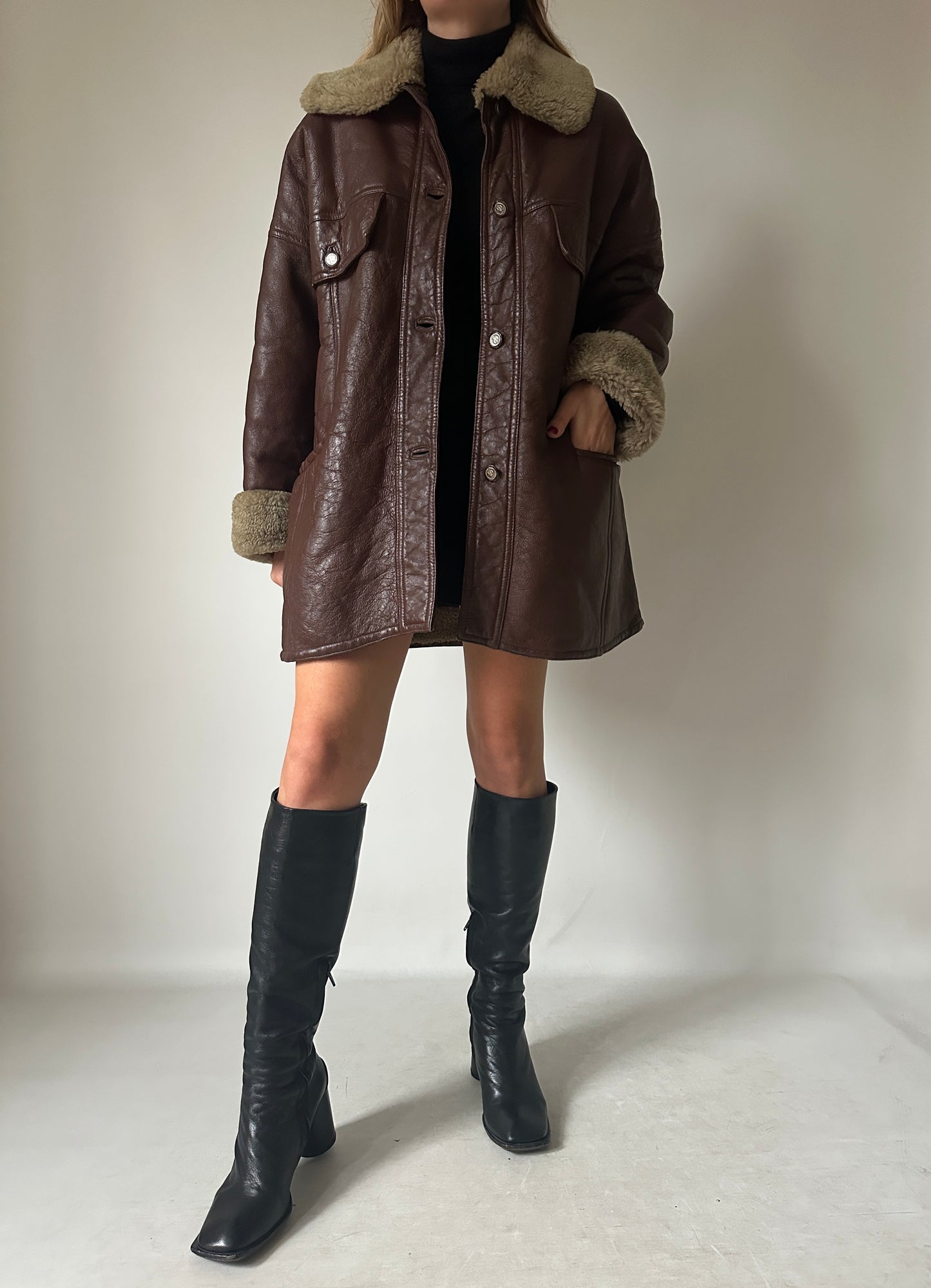 Dreamy brown Shearling