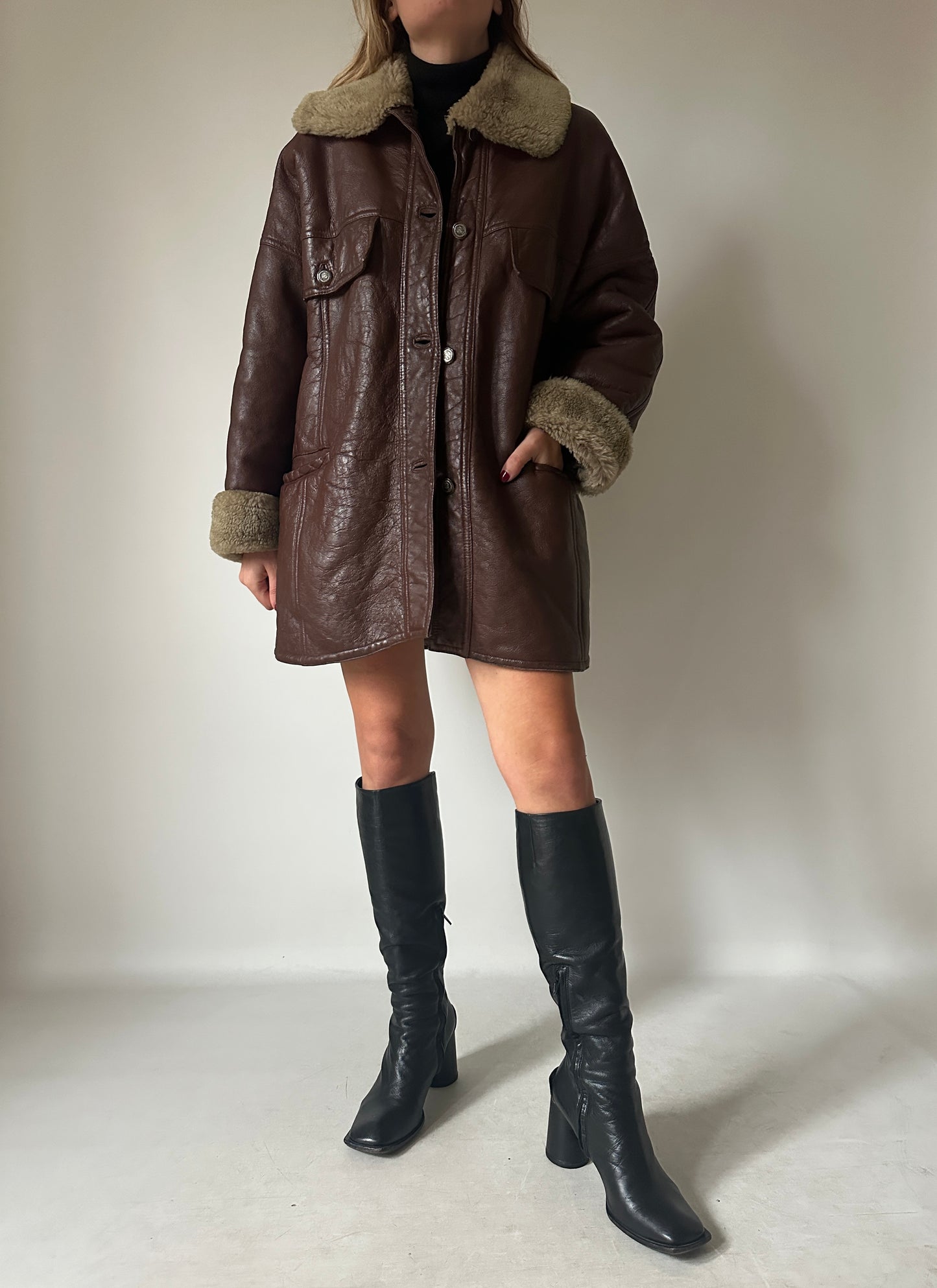 Dreamy brown Shearling