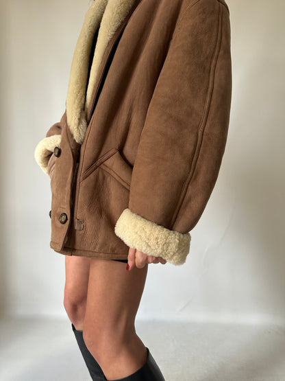 Camel petite Shearling
