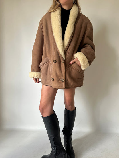 Camel petite Shearling
