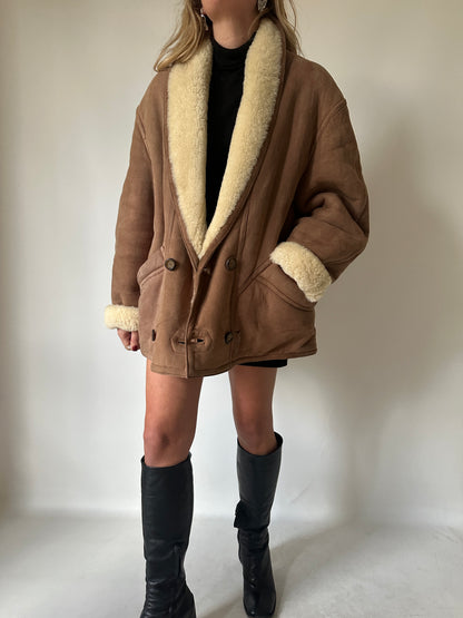 Camel petite Shearling