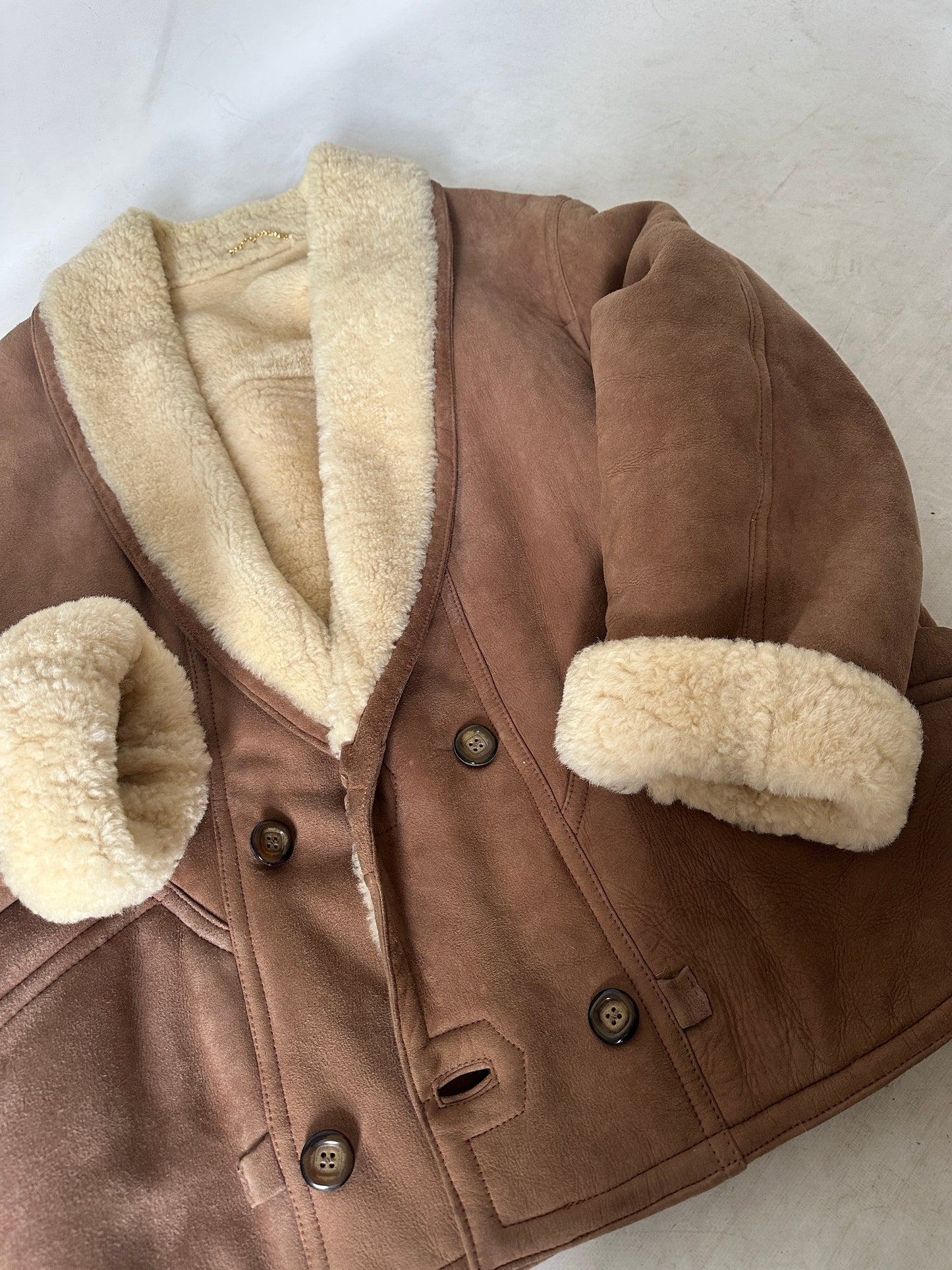 Camel petite Shearling
