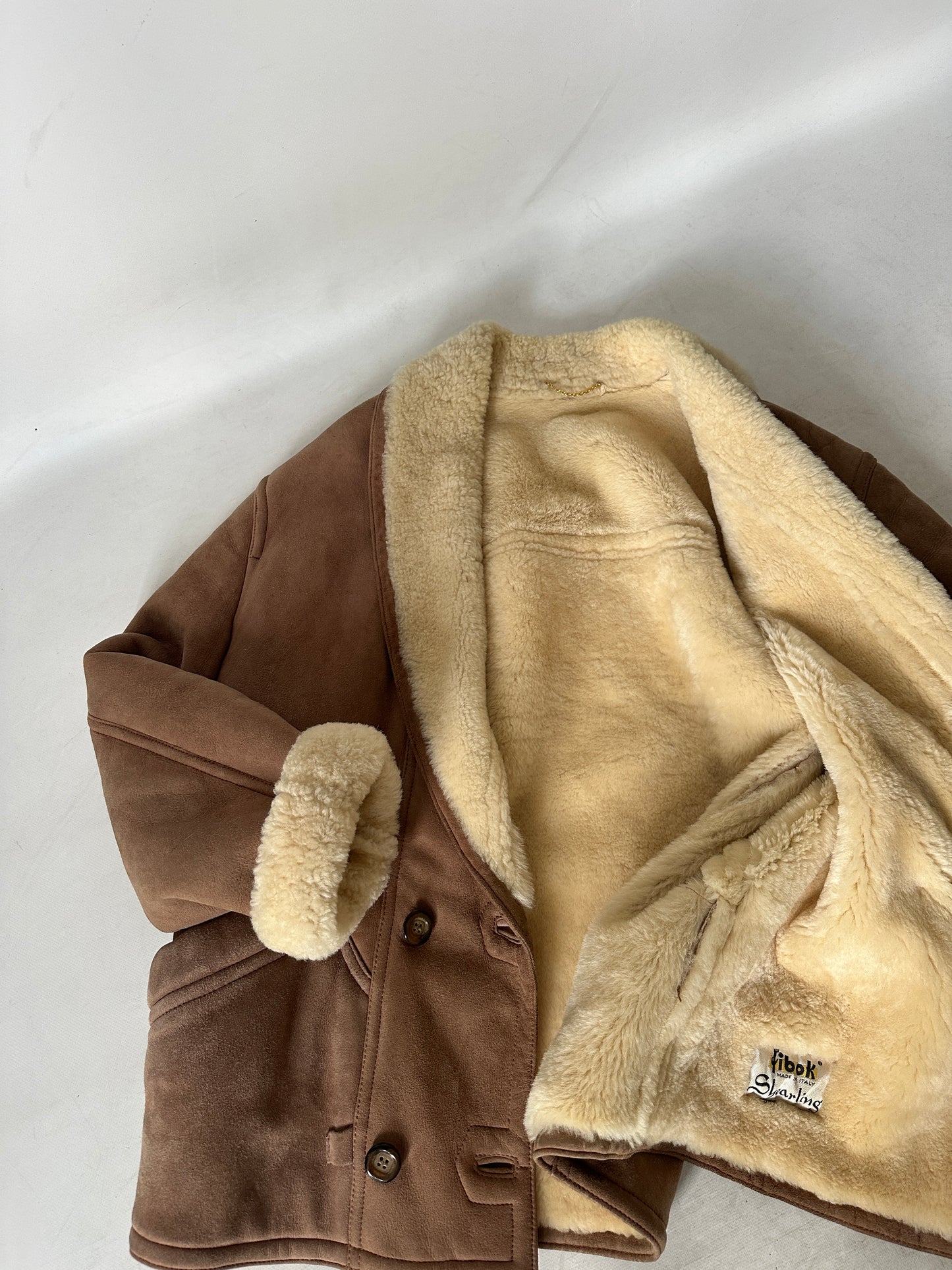 Camel petite Shearling