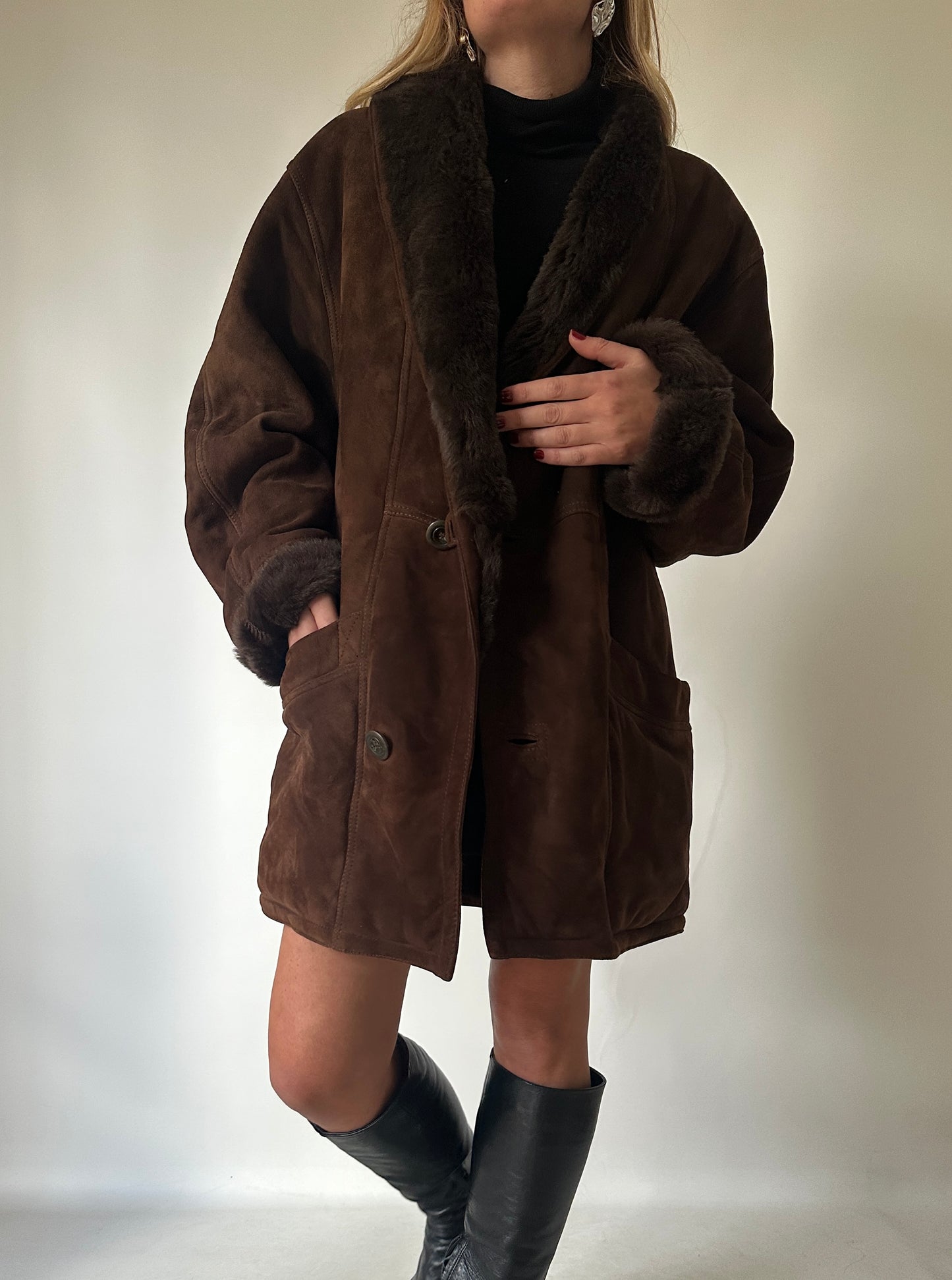 Chocolate original Shearling