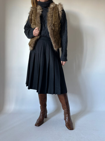 Eco fur vest