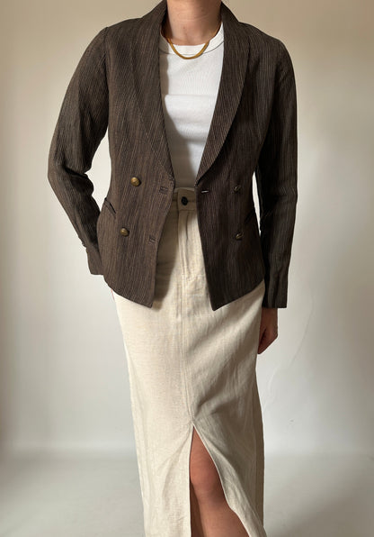 Massimo Dutti linen blend blazer