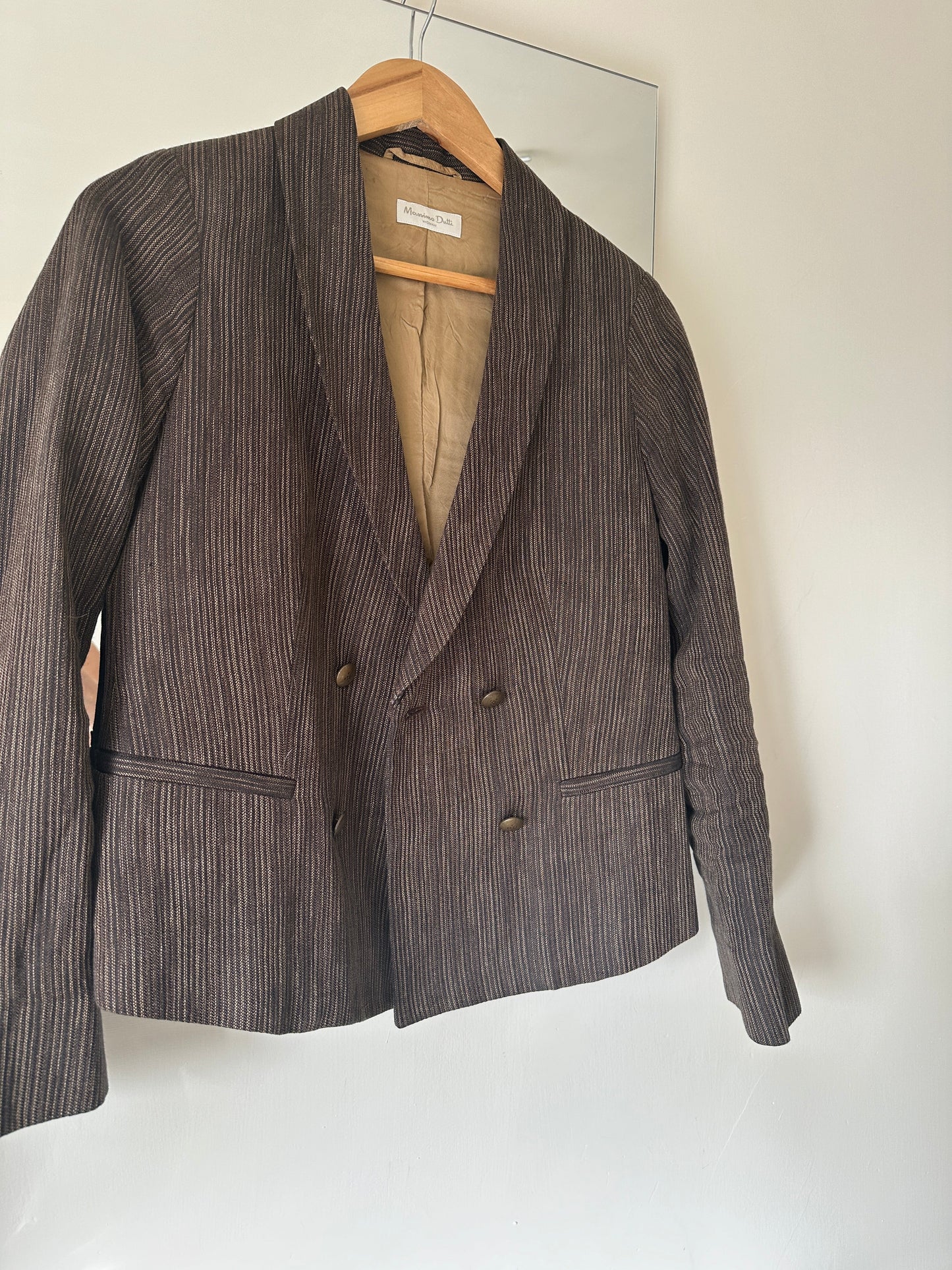 Massimo Dutti linen blend blazer