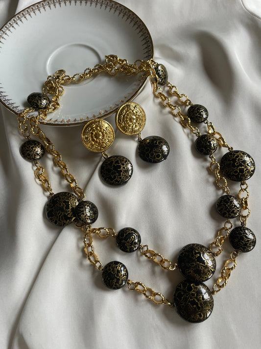 Parure vintage stile murano