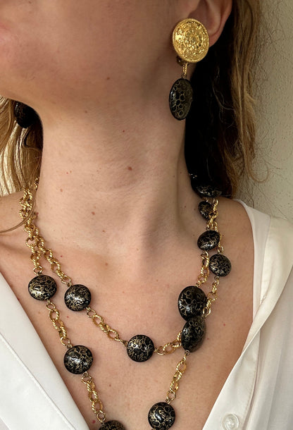 Parure vintage stile murano