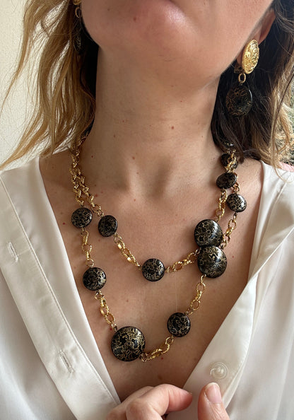 Parure vintage stile murano