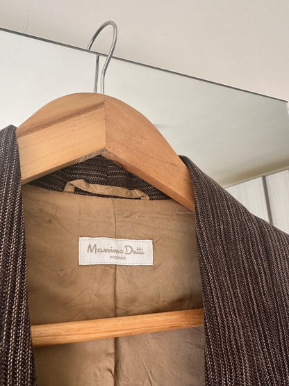 Massimo Dutti linen blend blazer