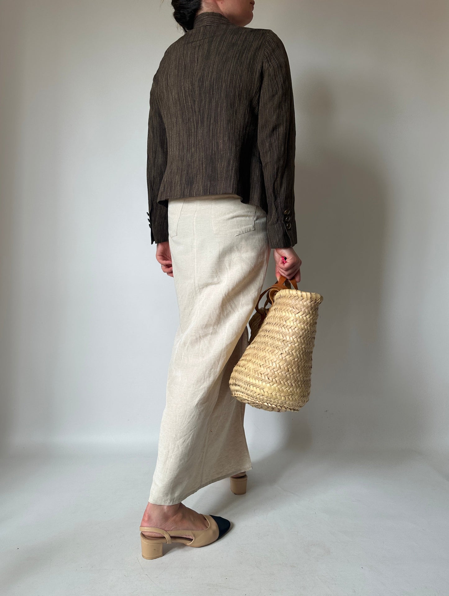 Massimo Dutti linen blend blazer