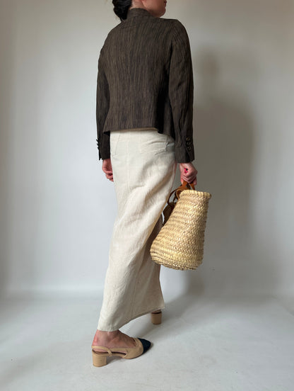 Massimo Dutti linen blend blazer